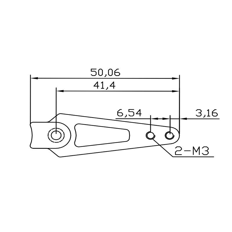 Servo Arm 25T Futaba&New Hitec 1.5" 38.10mm #4-40