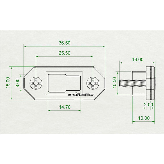 SpotonRC Deans Connector Bulkhead