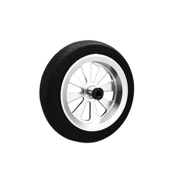 FlyWheelz™ 3.5"-89mm Eight Spoke PU Wheels(pair) + 2pcs more tires (WRA-010TIRE)